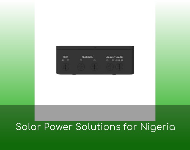 Solar Power Solutions for Nigeria